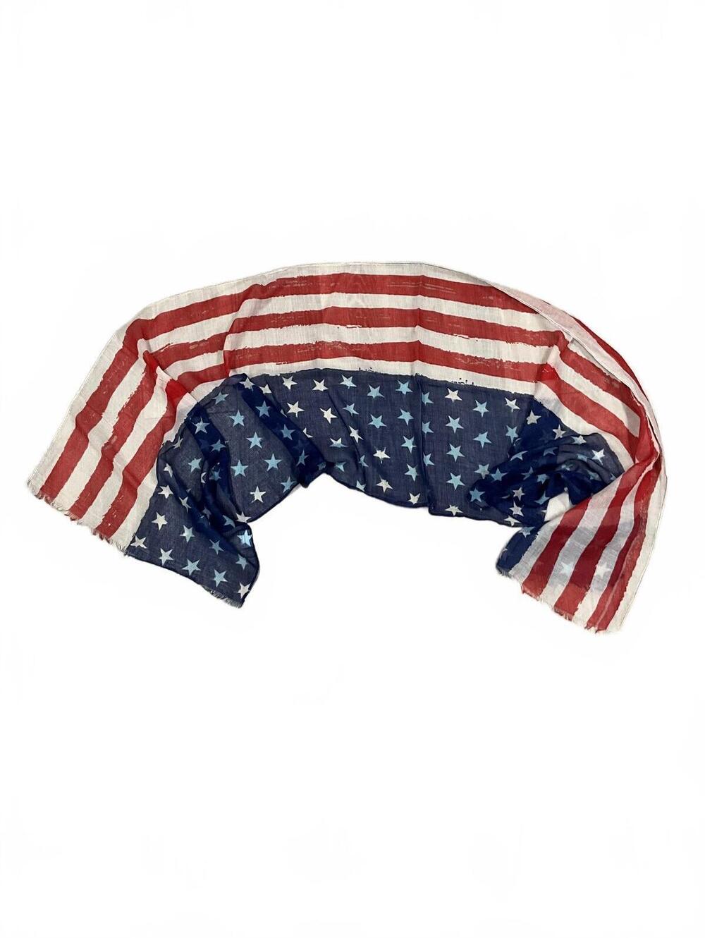 Stars & Stripes American Flag Scarf